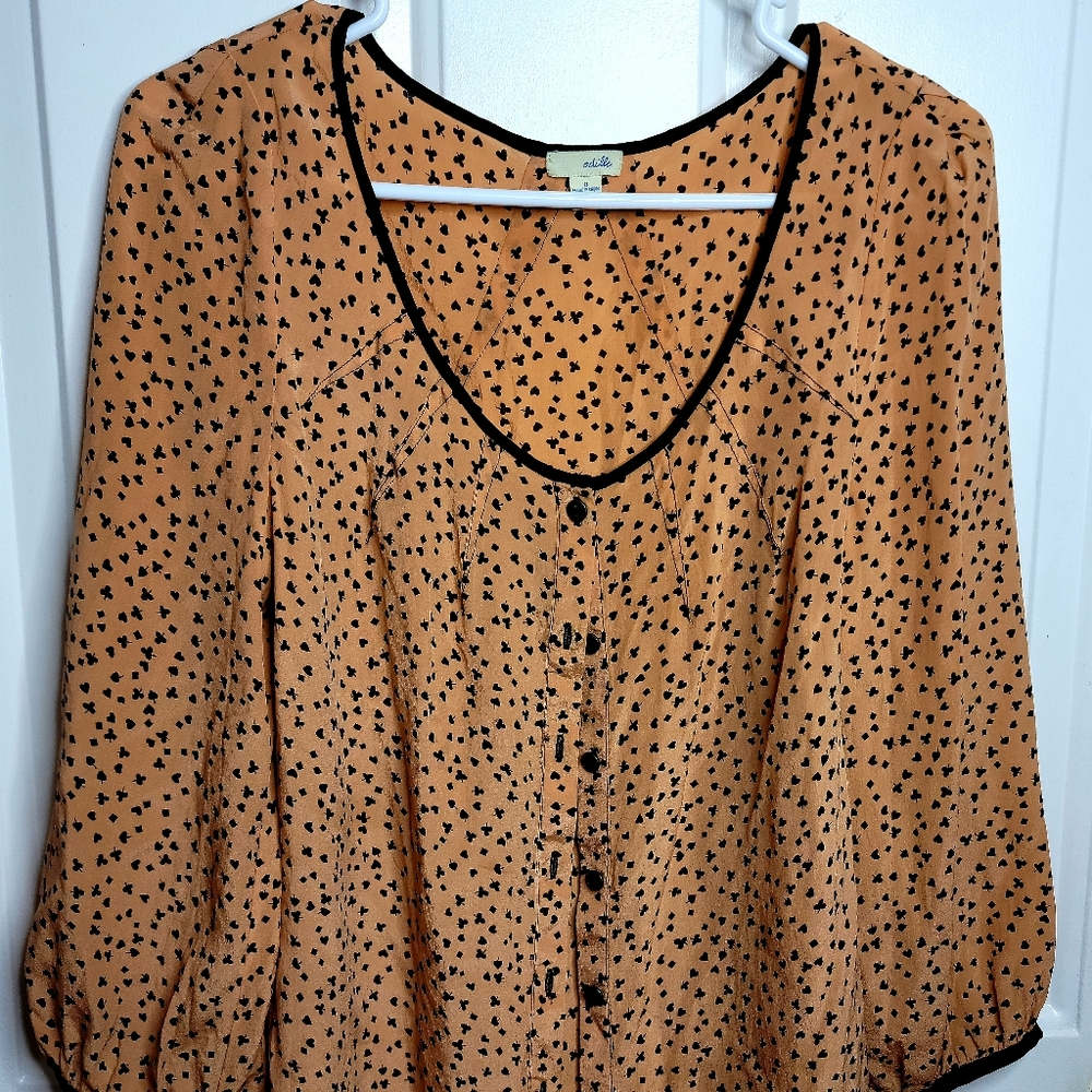 Odille Casino Nights Silk Top - 8